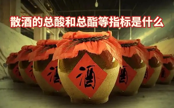 散酒的总酸和总酯