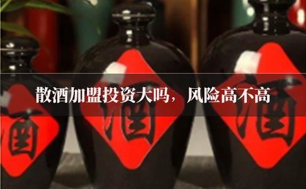 散酒加盟投资大吗，风险高不高
