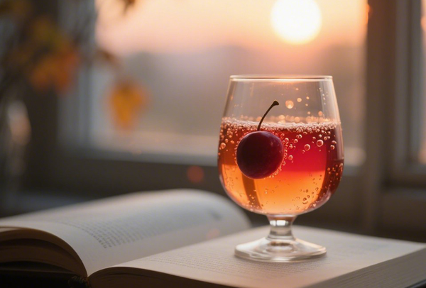 情绪滤镜:当果酒染红秋日傍晚的阅读时光