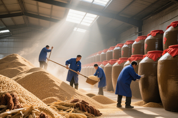 粮食与时间的对话:解码白酒酿造的核心奥秘