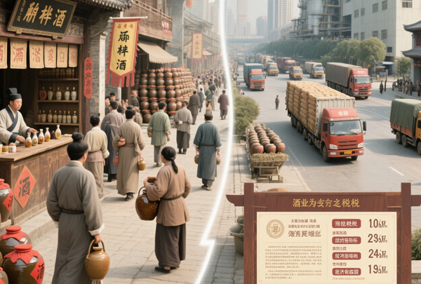 白酒税赋变迁:从古代 “榷酒” 到现代酒业经济贡献