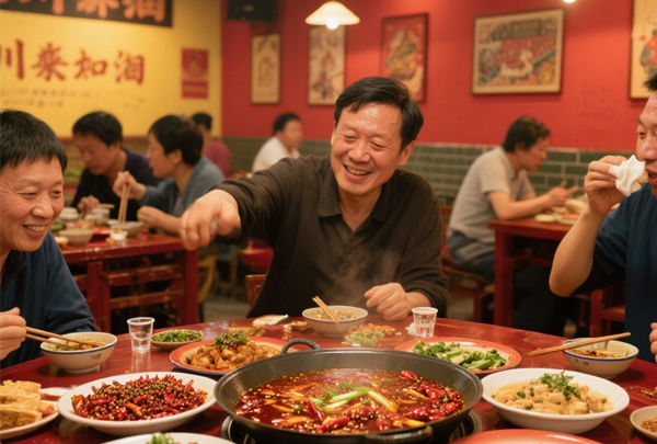 白酒与餐饮搭配:川湘菜系为何偏爱高度数白酒
