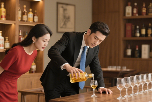 浓香型白酒的品鉴礼仪:从倒酒到举杯的细节讲究