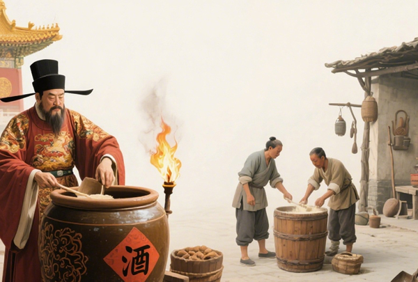 从宫廷御酿到民间坊艺:白酒酿造工艺的千年平民化之路