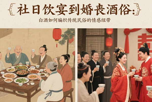 社日饮宴到婚丧酒俗:白酒如何编织传统民俗的情感纽带