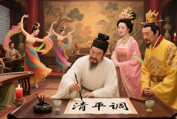 李白醉写清平调:一场酒局如何成就唐代诗歌巅峰