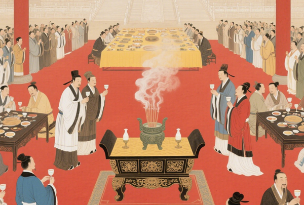 祭祀与宴饮:古代礼仪制度中的白酒角色