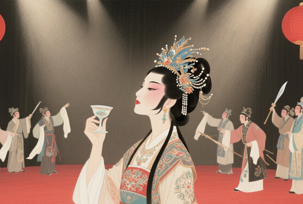 梨园醉影:传统戏曲中的白酒文化表达