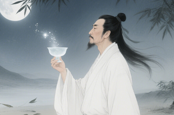 李白杯中的月光