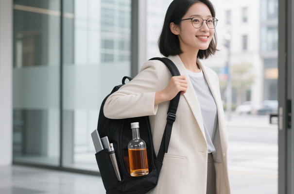 年轻白领的背包里,开始为散酒留位置​