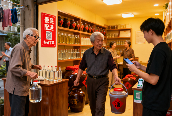 社区“最后一公里”:散酒加盟店的生存法则 ​