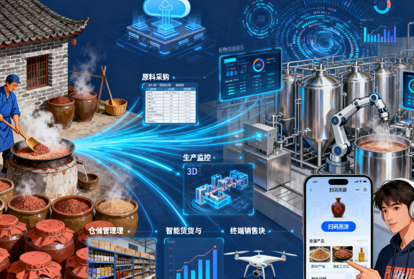 散酒行业转型升级,数字化重构产业链