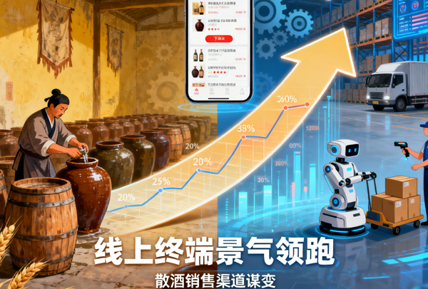 线上终端景气领跑,散酒销售渠道谋变