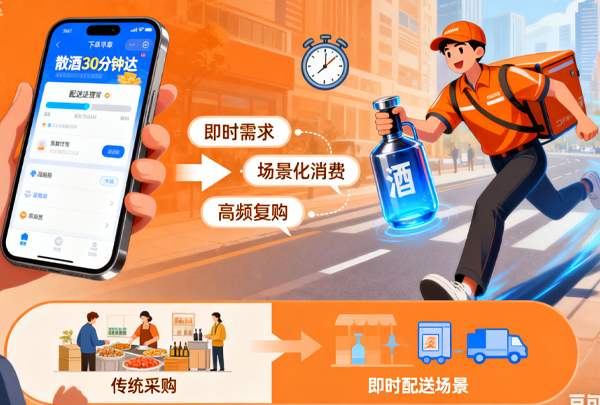 即时零售”激活散酒新需求,30分钟送达如何改变消费习惯