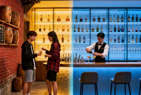 从街边店到时尚空间,散酒体验如何升维